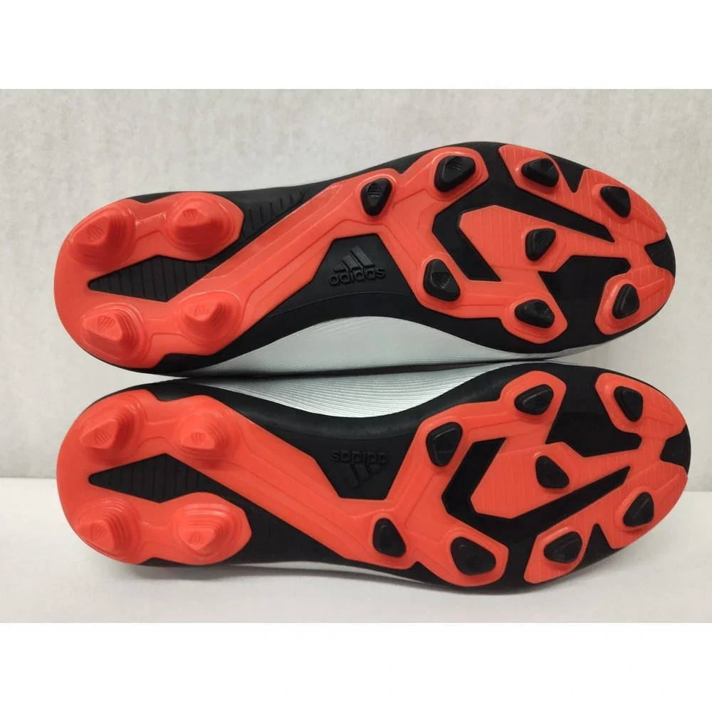 Adidas Kids' X 19.4 FxG‎ Outdoor Soccer Cleats F35362 Silver Metallic Red Sz 4.5